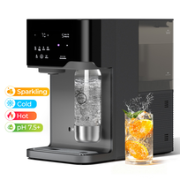 Hydrofast C300 oczyszczacz wody na blat z odwróconą osmozą 6-stopniowa filtracja woda gazowana i lodowata 7-100°C UV 99,99% TDS LED