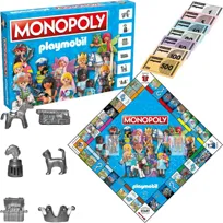 Monopoly Towarzyska Gra Planszowa Rodzinna Playmobil wersja polska, Winning Moves