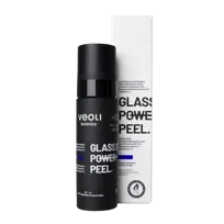 Veoli Botanica, GLASS SKIN POWER PEEL Nawilżająco-rozświetlający żelowy peeling do twarzy z kwasem mlekowym 10%, kwasem traneksamowym 2,5% i ektoiną 1%, 30 ml