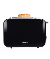 2X Toster do kanapek DUKA Bosse 1214417 Czarny Opiekacz 850W Rozmrażanie DUKA