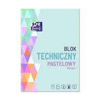 Blok Techniczny Oxford Pastelowy A4 225 g, 10 Arkuszy