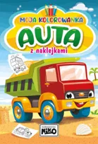 Auta. Moja kolorowanka z naklejkami