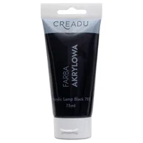Creadu, farba akrylowa, 75ml, czarna