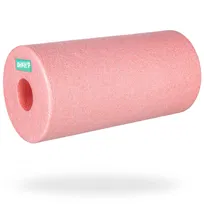DrFit Wałek roller gładki do masażu pleców nóg rehabilitacji róż ø 15x33 cm