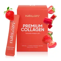 KOLAGEN RYBI PREMIUM 5000 MG Truskawka-Rabarbar 30 Saszetek Natu Care