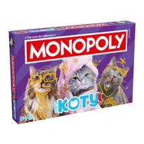 Monopoly Koty - nowa edycja, gra planszowa, Winning Moves