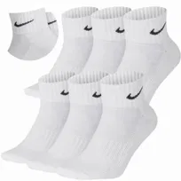 NIKE ORYGINALNE SKARPETY KRÓTKIE L 42-46 6 PAR BIAŁE