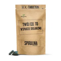 Suplement diety, Detoks Spirulina 500 mg 100 Tabletek Twój Cel To: Odkwaszenie Organizmu 59,9 g Simple Day