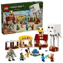 LEGO Minecraft, klocki, Atak balonowego Ghasta na wioskę, 21273