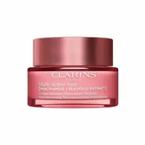 Clarins, Multi-active Creme Nuit Skin Renewing Line-smoothing Night Cream All Skin Types, Krem do twarzy, 50ml