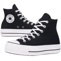 Converse buty trampki damskie czarne wysokie platforma 560845C 38