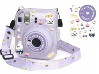 Futerał Etui Case Pokrowiec Do Fujifilm Instax Mini 12 + Naklejki / Słodki Królik