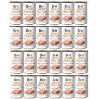 BRIT MONO PROTEIN indyk z batatem 24x400g