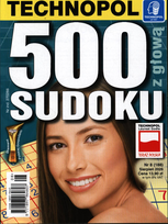 500 Sudoku z Głową Agencja Wydawnicza Technopol