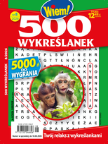 500 Wykreślanek Wydawnictwo Bauer Sp z o.o. S.k.