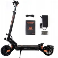 KUKIRIN G2 Master - Składana Pojazd elektryczny - Podwójny silnik 2000 W - Akumulator 52 V 20,8 Ah - Amortyzatory hydrauliczne - Czarny