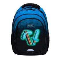 Plecak szkolny dla chłopca Astrabag Pixel niebieski klasa 4-8