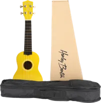 Ukulele sopranowe UK-12 Żółte z pokrowcem Harley Benton