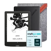 InkBOOK, zestaw czytnik ebooków Solaris + etui + kod Empik Go 30 dni, czarny