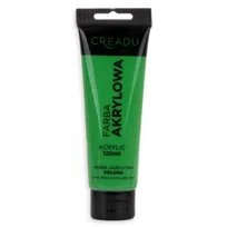 Creadu, Farba akrylowa, zielona, 120 ml