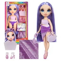 Rainbow High Swim & Style, Violet Willow Letnia Lalka + Akcesoria