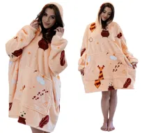 BLUZA KOC Gruba Kocobluza Oversize Futrzak XXL Harry Potter 460 GSM AŻ 1,3 kg