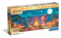 Clementoni, puzzle 1000 panorama compact disney stitch 37061