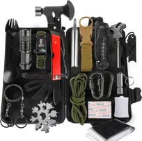 RENEW FORCE Zestaw Wojskowy Survivalowy Przeżycia Survival Niezbędnik Multitool 52el XL SRV-18