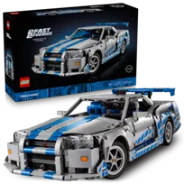 LEGO Technic, klocki, Samochód Nissan Skyline GT-R (R34) z filmu Za szybcy, za wściekli, 42210