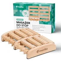 Drewniany masażer stóp roller do masażu WAŁEK WYPUSTKI do akupresury stóp