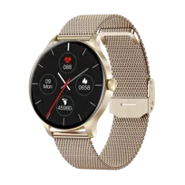 Garett, Smartwatch, Classy, złoty stalowy
