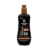 Australian Gold, spray do opalania z bronzerem, SPF 50, 237 ml