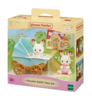 Sylvanian Families, Figurki Kolekcjonerskie, Zestaw Bliźniaki Królików z Wózkiem Dziecięcym, 5432