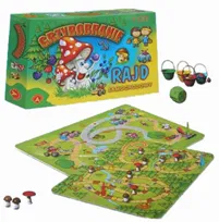Grzybobranie i Rajd samochodowy, gry planszowe, Alexander