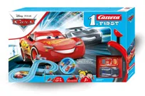 Tor wyścigowy CARS CARRERA FIRST 63038 - 2,4 m Zygzak McQueen Jackson Storm zabawka dla dzieci 3+ elektryczny tor wyścigowy Auta Pixar