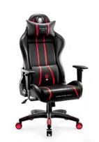 Fotel gamingowy Diablo X-One 2.0 Normal Size: Czarno-czerwony