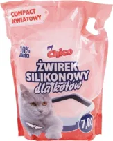Żwirek silikonowy compact kwiatowy CHICO, 7,6 l