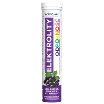 Activlab Pharma Elektrolity Odporność, czarna porzeczka - 20 tabletek