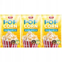 Aga Holtex Popcorn maślany 90g x 3 sztuk