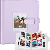 Album fotograficzny 289 kieszeni liliowy na zdjęcia instax 29x23 cm