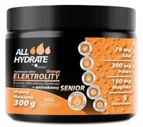 Aliness ALLHydrate, Elektrolity Senior Orange 300g 50 porcji