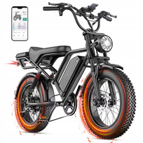 AOVOPRO BK20 Rower Elektryczny Terenowy 750W 48V 20Ah Prędkość 50 km/h Zasięg do 80 km 20x4.0