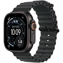 Apple Watch Ultra 3 GPS + Cellular 49mm Black Titanium Case with Black Ocean Band,Model A3281