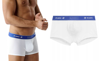 ATLANTIC Bokserki męskie MAGIC POCKET MH-1200-BIA białe 2-PACK M