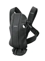 BabyBjorn, Mini, Nosidełko, 3D Jersey, Szare/Czarne