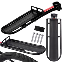 BAGAŻNIK ROWEROWY ALUMINIUM MOCNY TYLNY UNIWERSALNY 10KG NA ROWER Gearox