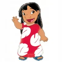 BALON FOLIOWY LILO I STITCH DZIEWCZYNKA 100 CM URODZINOWY NA PREZENT