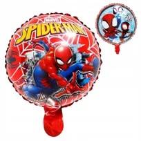 BALON SPIDERMAN SPIDER SPIDEY NA URODZINY AVENGERS OKRĄGŁY 45 CM NA HEL