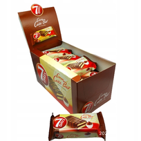 Batonik z nadzieniem kakaowym 7Days Cocoa Cake Bar biszkopt 32g x 16 szt