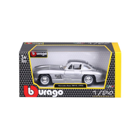 BBurago, Mercedes-Benz 300SL 1954 Silver 1:24 BBURAGO BBurago